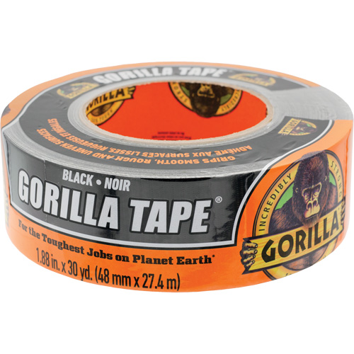 Duct Tape, Width, 48 mm (2"), Length, 27.43 m (90'), Thickness, 17 mils, Colour, Black