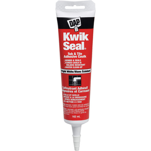 Kwik Seal? Kitchen & Bath Adhesive Caulk, Format, 162 ml, Colour, White, Container Type, Tube