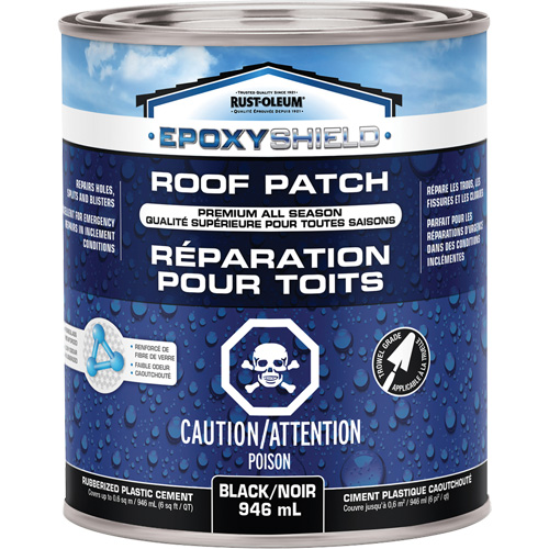 EpoxyShield? Premium All Season Wet/Dry Roof Patch, Container Type, Can, Net Volume, 946 ml