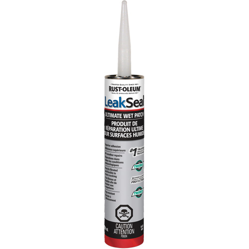 LeakSeal® Ultimate Wet Roof Patch, Container Type, Cartridge, Net Volume, 300 ml, Colour Name, Black