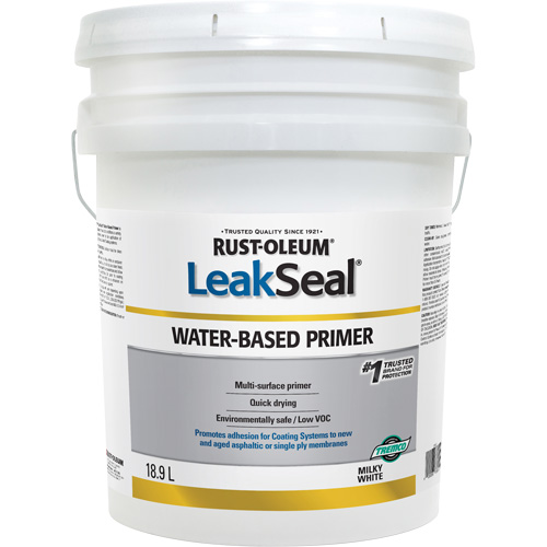 LeakSeal® Water-Based Primer, Container Type, Pail, Net Volume, 18.9 L, Colour Name, Milky White