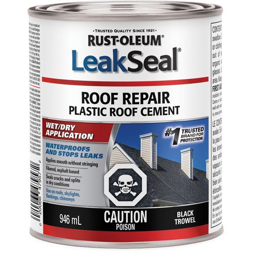 LeakSeal® Wet/Dry Roof Repair, Container Type, Can, Net Volume, 946 ml