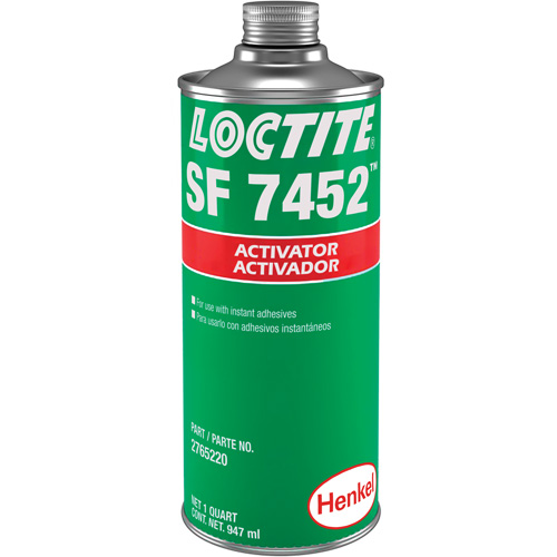 7452 Accelerator, Format, 946 ml, Container Type, Can, Colour Family, Yellow, One-Part Life Time, 1 Minute