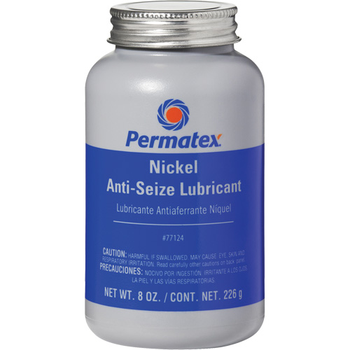 Nickel Anti-Seize Lubricant, Format, 227 g, Container Type, Brush Top Can, Max. Effective Temperature, 2400°F (1316°C)
