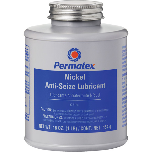 Nickel Anti-Seize Lubricant, Format, 454 g, Container Type, Brush Top Can, Max. Effective Temperature, 2400øF (1316øC)