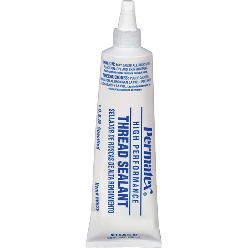 High Performance Thread Sealant, Net Volume, 250 ml, Colour, White, Container Type, Tube, Temperature Range, -54° C - 149° C/-65° F - 300° F