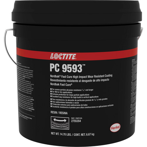 9593 Nordbak® Wear Prevention Coating, Container Type, Pail, Colour Family, Blue, Colour, Blue, Container Size, 10 kg, Type, Two-Part