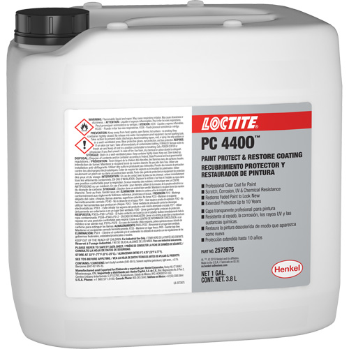PC 4400 Paint Protect & Restore Coating, Container Type, Jug, Colour Family, Clear, Colour, Clear, Container Size, 3.8 L