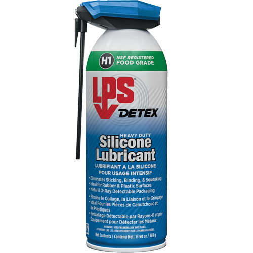 Detex® Heavy Duty Silicone Lubricant, Format, 369 g/439 ml, Container Type, Aerosol Can