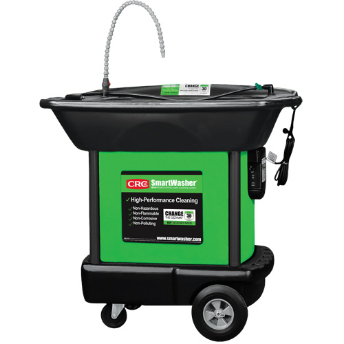 SmartWasher SW-37 Mobile Heavyweight Parts Washer, Overall Height, 35-1/2", Overall Width, 40", Overall Depth, 26-1/2", Voltage, 110 V