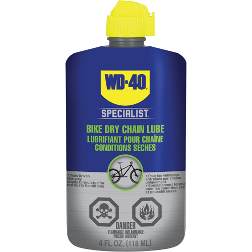 WD-40 Specialist® Bike Dry Chain Lubricant, Format, 118 ml, Container Type, Bottle
