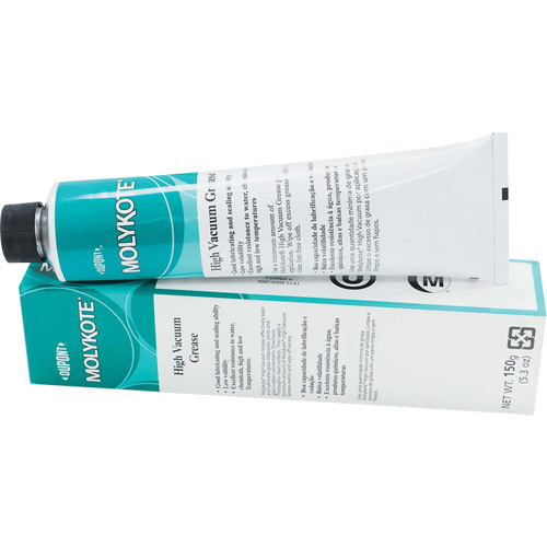 Molykote Hi-Vac Silicone-Based High Vacuum Grease, Format, 5.3 oz., Container Type, Tube, Colour, Clear