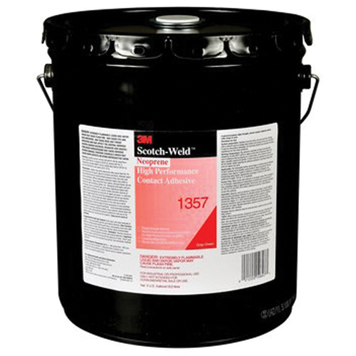 Neoprene High-Performance Contact Adhesive, Format, 5 gal., Container Type, Drum, Colour, Green, Full Cure Time, 30 min.
