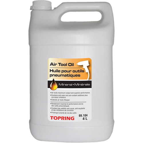 Air Tool Oil, Format, 4 L, Container Type, Bottle