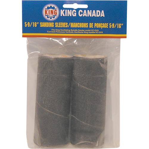 2" Wood Sanding Sleeve Kit with 120 Grit, Sleeve Size, 5-9/16" x 2", Grit, 120