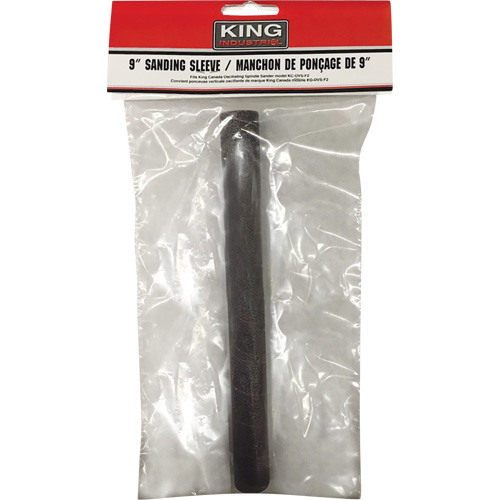 3/4" Wood Sanding Sleeve with 80 Grit, Sleeve Size, 9" x 3/4", Grit, 80