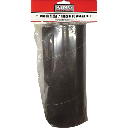 3" Wood Sanding Sleeve with 120 Grit, Sleeve Size, 9" x 3", Grit, 120