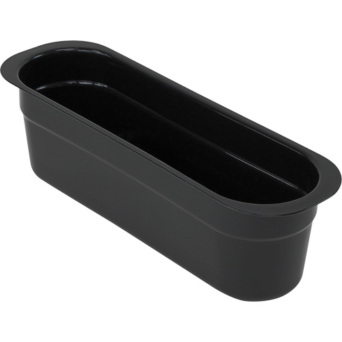 All-Purpose Cutlery Storage Tub, Height, 4-1/8", Depth, 4-7/16", Length, 14-3/16", Material, Plastic