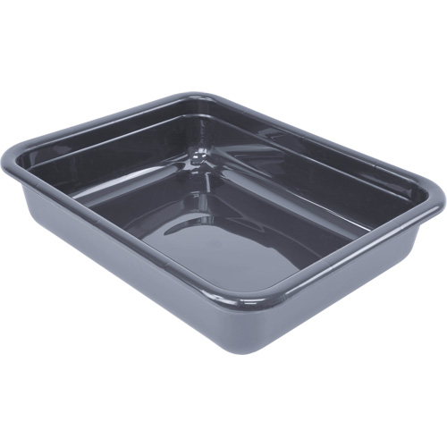 All-Purpose Flat-Bottom Storage Tub, Height, 5", Depth, 15", Length, 20", Material, Plastic