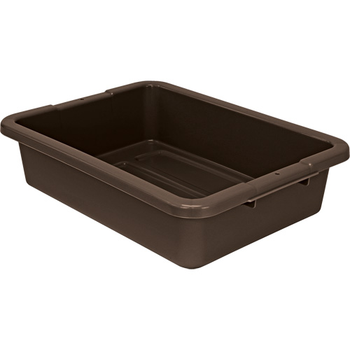 All-Purpose Ribbed-Bottom Storage Tub, Height, 5", Depth, 15", Length, 20", Material, Plastic