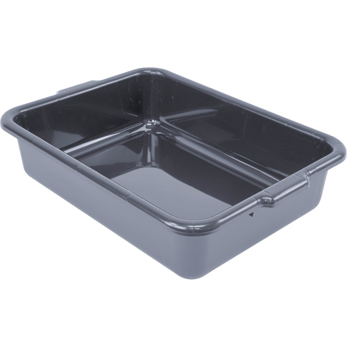 All-Purpose Flat-Bottom Storage Tub, Height, 5", Depth, 15", Length, 21", Material, Plastic