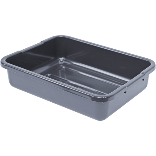 All-Purpose Ribbed-Bottom Storage Tub, Height, 5", Depth, 15", Length, 21", Material, Plastic