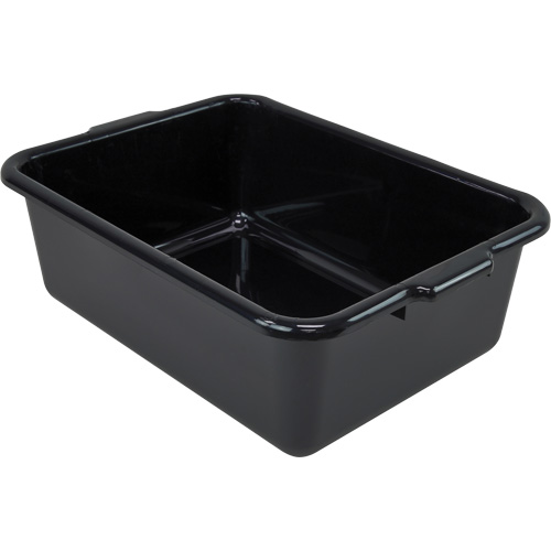 All-Purpose Flat-Bottom Storage Tub, Height, 7", Depth, 15", Length, 21", Material, Plastic