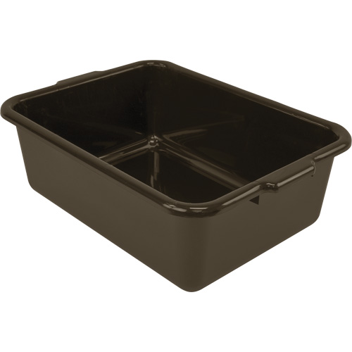 All-Purpose Flat-Bottom Storage Tub, Height, 7", Depth, 15", Length, 21", Material, Plastic