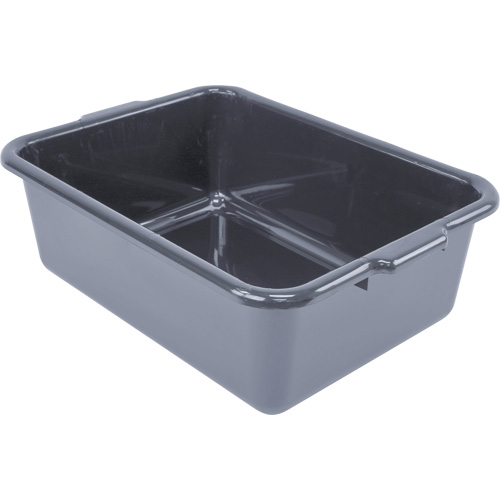All-Purpose Flat-Bottom Storage Tub, Height, 7", Depth, 15", Length, 21", Material, Plastic