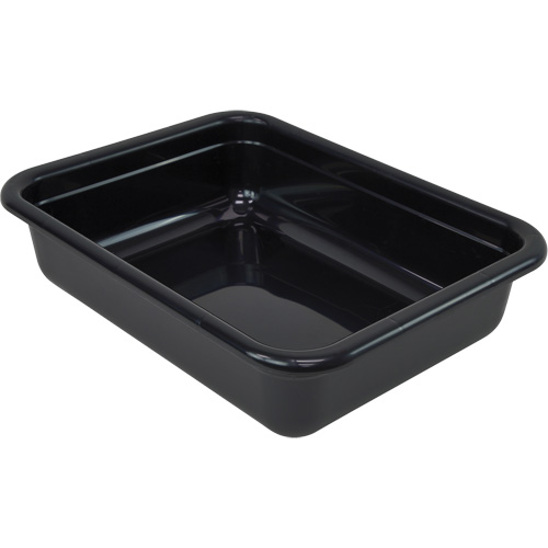 All-Purpose Flat-Bottom Storage Tub, Height, 5", Depth, 17", Length, 22", Material, Plastic