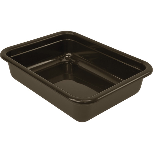 All-Purpose Flat-Bottom Storage Tub, Height, 5", Depth, 17", Length, 22", Material, Plastic