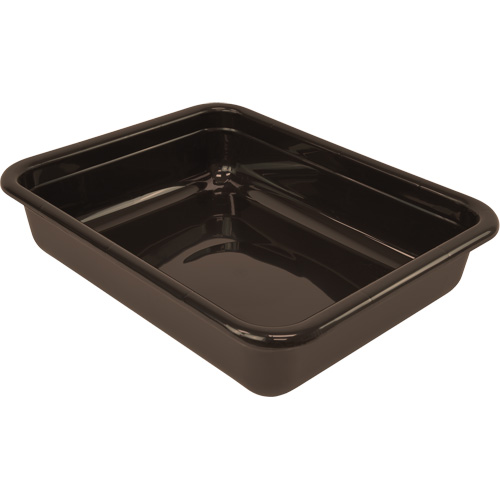 All-Purpose Flat-Bottom Storage Tub, Height, 5", Depth, 15", Length, 20", Material, Plastic