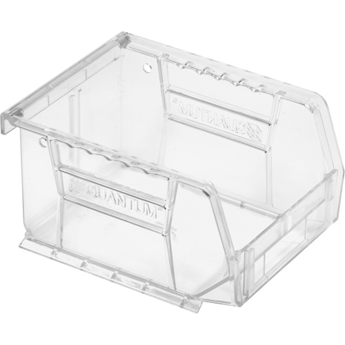 Crystal Clear Ultra Bins, Colour, Clear, Capacity, 15 lbs., Outside Width, 4-1/8", Outside Depth, 5-3/8", Interal Depth, 4-3/4", Internal Width, 3-7/16"