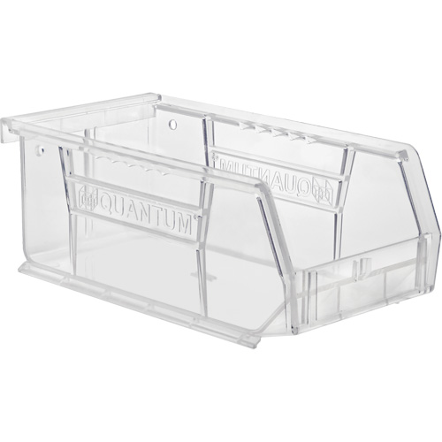 Crystal Clear Ultra Bins, Colour, Clear, Capacity, 15 lbs., Outside Width, 4-1/8", Outside Depth, 7-3/8", Interal Depth, 6-3/4", Internal Width, 3-7/16"
