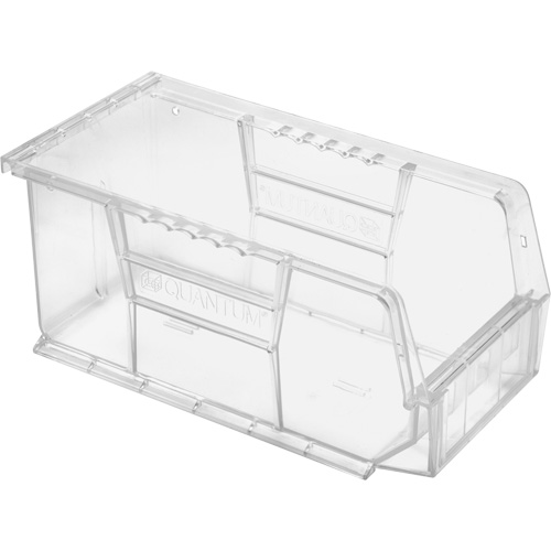 Crystal Clear Ultra Bins, Colour, Clear, Capacity, 35 lbs., Outside Width, 5-1/2", Outside Depth, 10-7/8", Interal Depth, 10-1/4", Internal Width, 4-3/8"