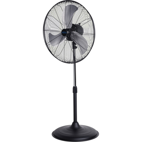 Oscillating Pedestal Fan, Diameter, 22", No. of Speeds, 3, Usage Type, Industrial, Horse Power, 1/16 HP, Voltage, 120 V