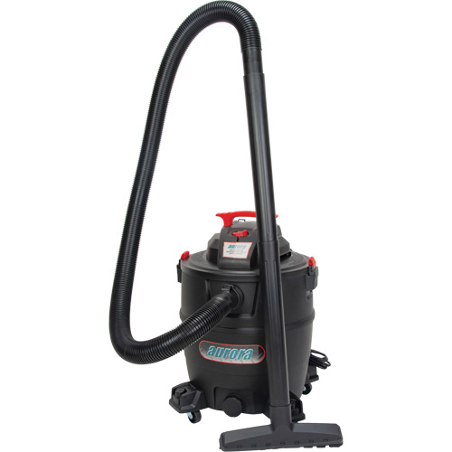 Vacuum, Type, Wet-Dry, Material, Polycarbonate, Tank Capacity, 16 US Gal. (60.6 Litres), Peak HP, 6 HP, Manufacturer's Warranty, 1 Year Limited