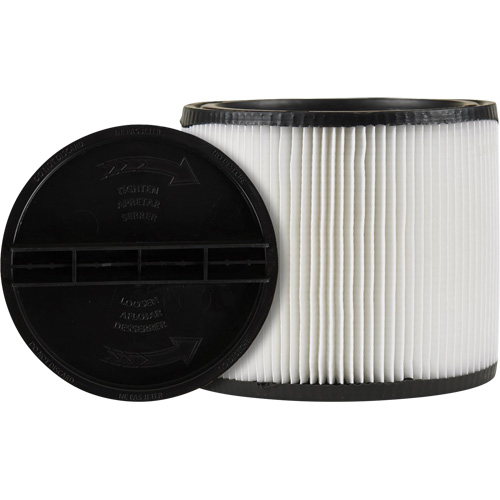 Vacuum Filter, Fits US Gallon Size, 5 US gal., Type, Cartridge