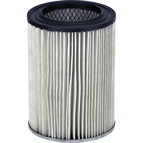 Ridgid® Shop Vacuum Wet/Dry Filter, Type, Cartridge, Height, 9.5", Diameter, 7"