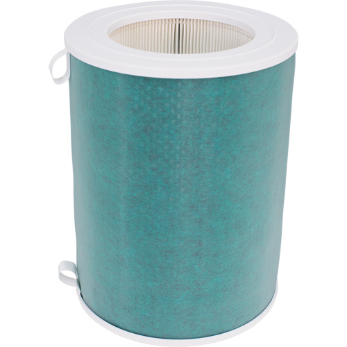 AeraMax® SE HEPA/Carbon Air Purifier Filter, Width, 10.25", Depth, 10.25", Height, 13.38", MERV Rating, 13, Colour, Blue, Material, Polypropylene