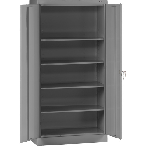 Standard Storage Cabinet, Height, 72", Width, 36", Depth, 18", No. of Shelves, 4