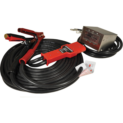 Heavy-Duty Tangle-Free Plug-In Booster Cable, Wire Gauge, 1 AWG, Amps, 800 A, Cable Length, 25', Vehicle Connection Length, 5', Weight, 26 lbs.