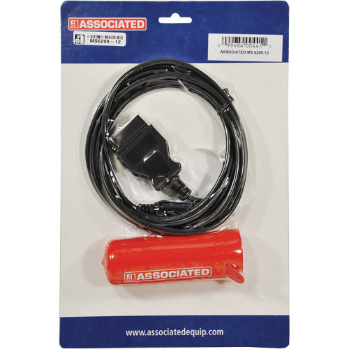 Automotive Memory Saver Straight Cord, Voltage, 12 V, Length, 12'