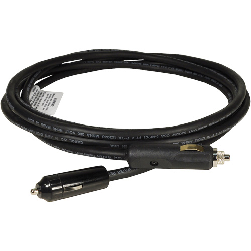 Heavy-Duty Automotive Memory Saver Straight Cord, Voltage, 12 V, Length, 12', Amperage, 15/20 A