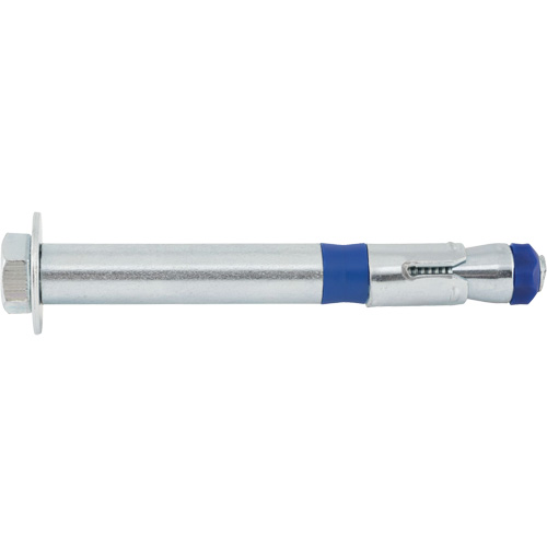 Power Bolt™ Removable Sleeve Anchors, Size, 5/8", Length, 5", Finish, Carbon Steel