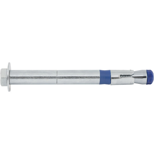 Power Bolt™ Removable Sleeve Anchors, Size, 5/8", Length, 5", Finish, Carbon Steel