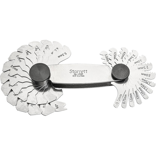 Screw Pitch Gauges - International Metric Standard, EDP No., 50591, No. of Leaves, 28