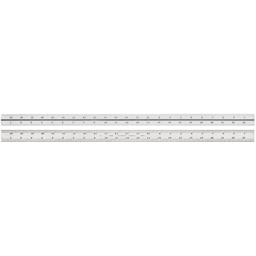 24" Blade for Large Combination Squares, Finish, Regular Steel, Material, Steel