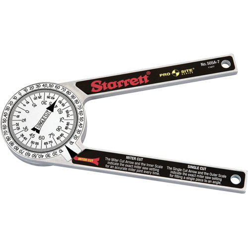 7" Miter Protractor, Blade Length, 7"