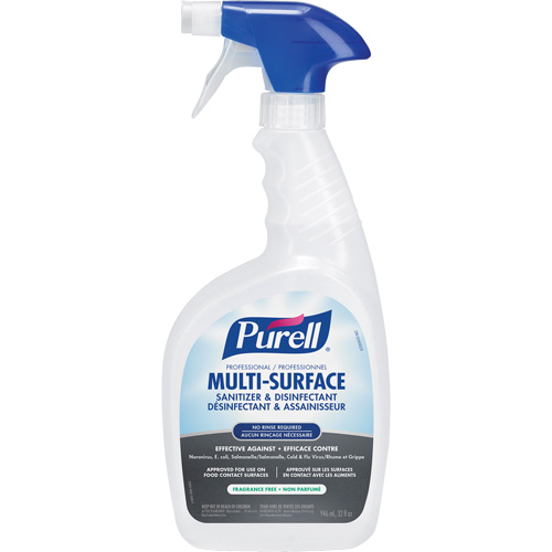 Professional Multi-Surface Sanitizer & Disinfectant, Container Size, 946 ml, Container Type, Trigger Bottle